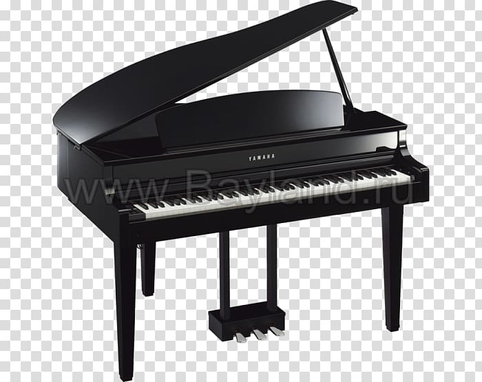 Digital piano Clavinova Grand piano Disklavier, piano transparent background PNG clipart