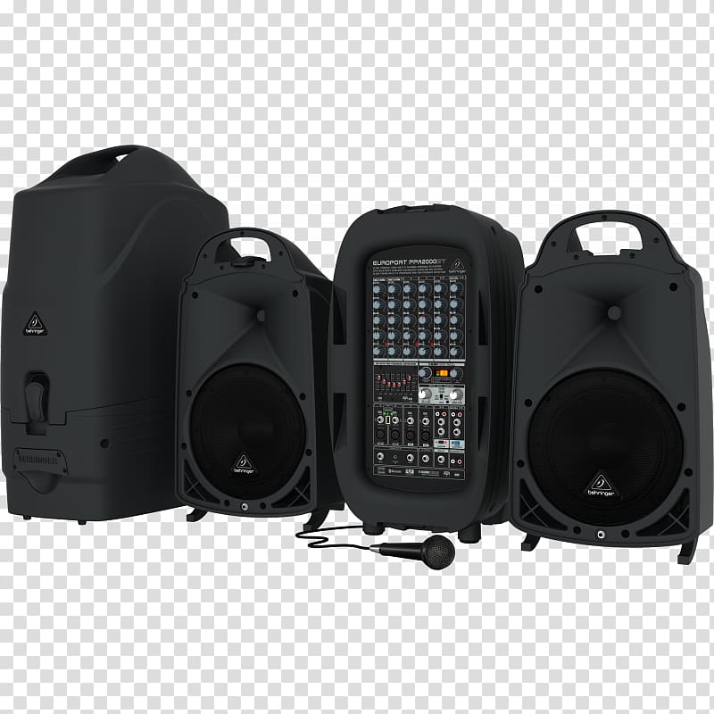 Microphone Public Address Systems Behringer Europort Loudspeaker, year end clearance sales transparent background PNG clipart