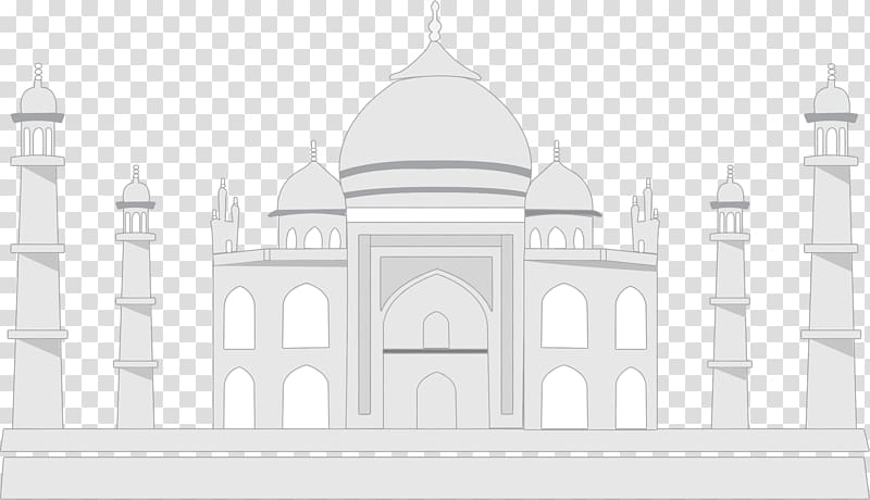 Black Taj Mahal , Taj Mahal Background transparent background PNG clipart