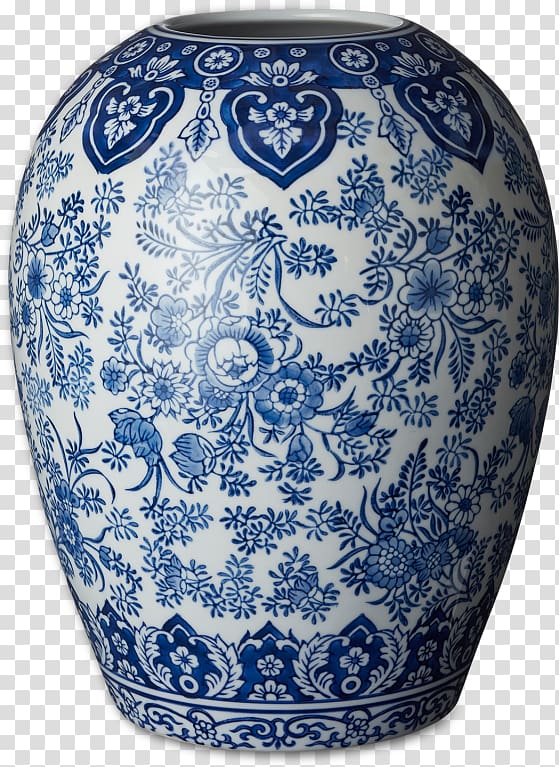 Delft Vase Rijksmuseum Blue and white pottery Ceramic, vase transparent background PNG clipart