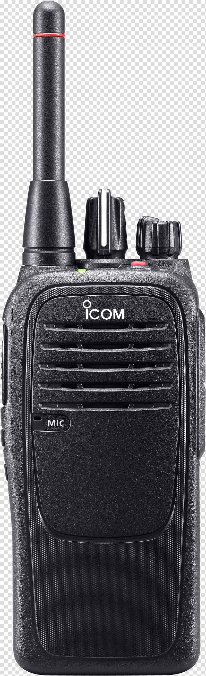 Walkie-talkie PMR446 Icom Incorporated Two-way radio Digital private mobile radio, radio transparent background PNG clipart