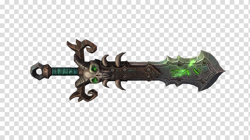 Sword World of Warcraft: Legion Weapon Artifact Knight, Sword transparent background PNG clipart