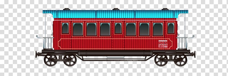 Train Railroad car Drawing, Hand-painted train transparent background PNG clipart