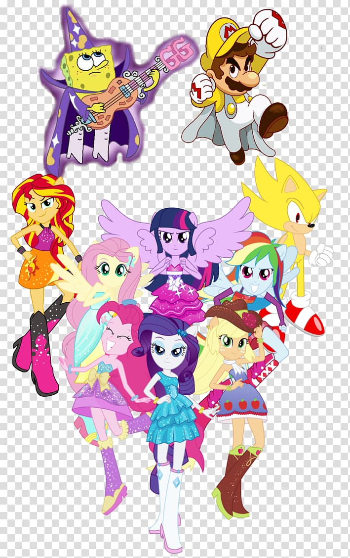 Pony Rainbow Dash Rarity Applejack Pinkie Pie, magic land transparent background PNG clipart