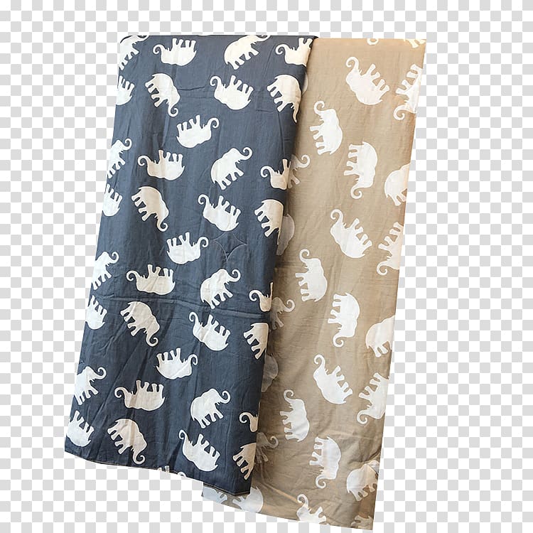 , Elephant pattern summer air conditioning was covered with a blanking material transparent background PNG clipart