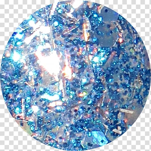 Cobalt blue Gemstone Crystal Glitter, blue and sky color lense flare transparent background PNG clipart