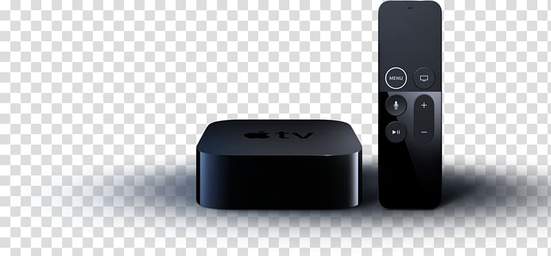 Apple TV DirecTV Now 4K resolution Set-top box, apple transparent background PNG clipart