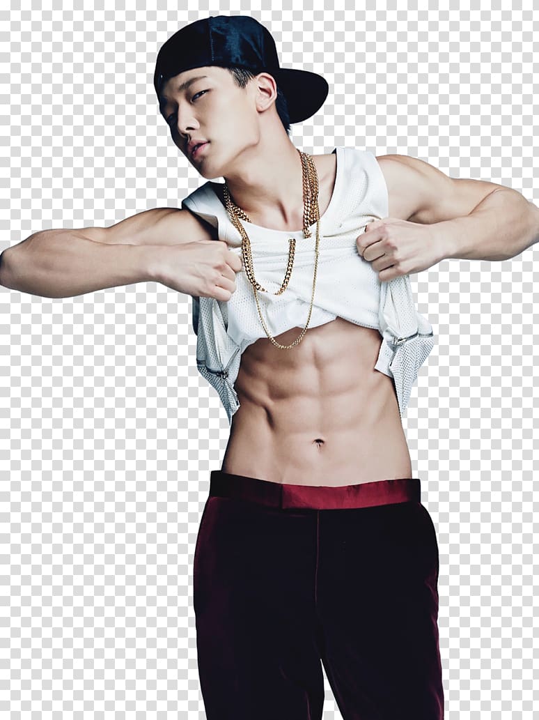 Bobby iKON K-pop YG Entertainment, abs transparent background PNG clipart