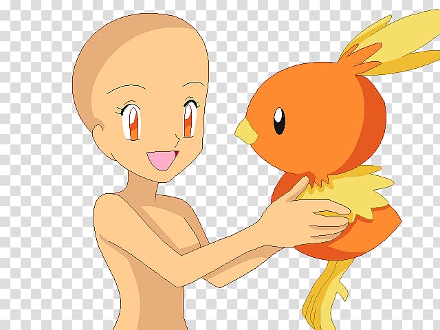 Pikachu Pokémon Trainer Eevee Torchic, Couple anime transparent background PNG clipart