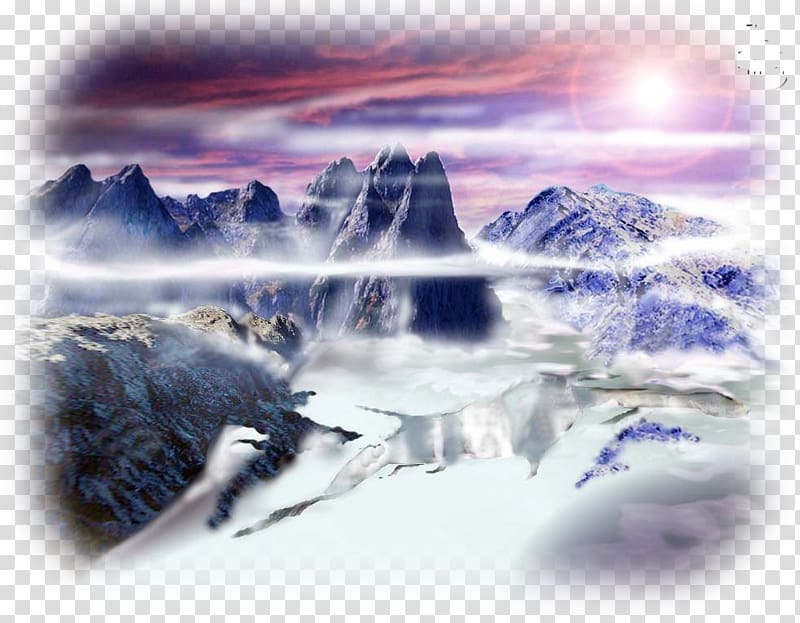 Polar ice cap 09738 Nunatak Polar regions of Earth Desktop , ice transparent background PNG clipart