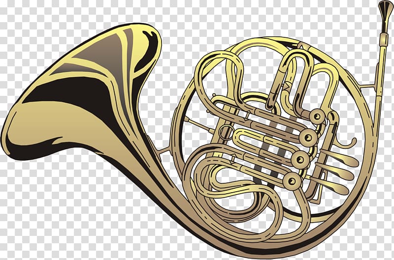 French Horns Brass Instruments , horns transparent background PNG clipart