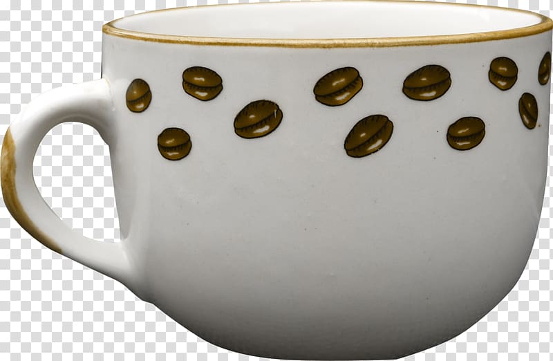 Coffee cup Mug Ceramic, Beautiful white coffee cup transparent background PNG clipart