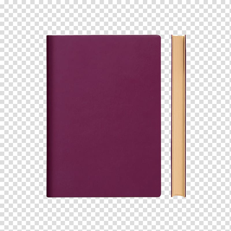 Standard Paper size Notebook Блокнот Purple, notebook transparent background PNG clipart