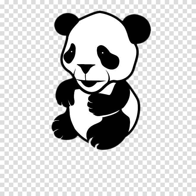 Giant panda Teddy bear Red panda, Creative Panda transparent background PNG clipart