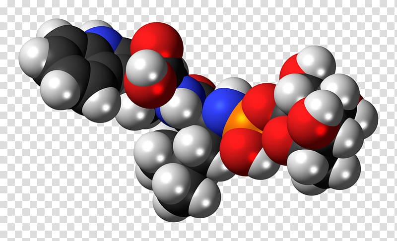 Space-filling model Chemistry Molecule Phosphoramidon Corticotropin-releasing hormone, Thermolysin transparent background PNG clipart