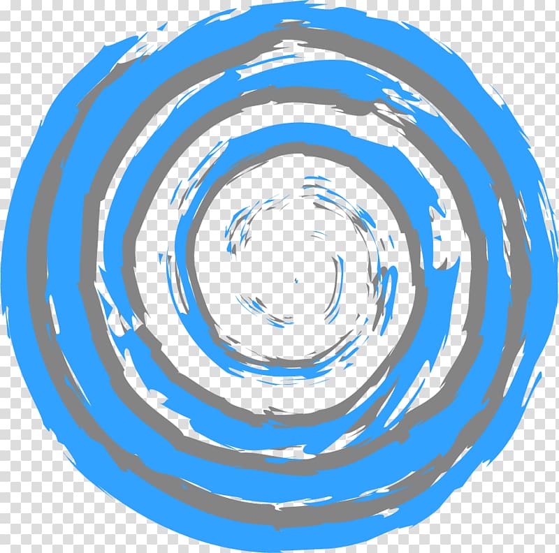 Euclidean Illustration, Hand-painted blue circle transparent background PNG clipart
