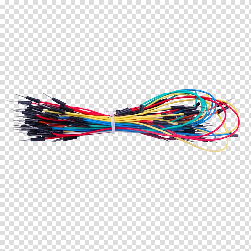 Electrical cable Electrical Wires & Cable Breadboard Jumper, wires transparent background PNG clipart