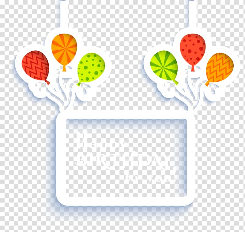 Happy Birthday to You , Happy Birthday tag transparent background PNG clipart