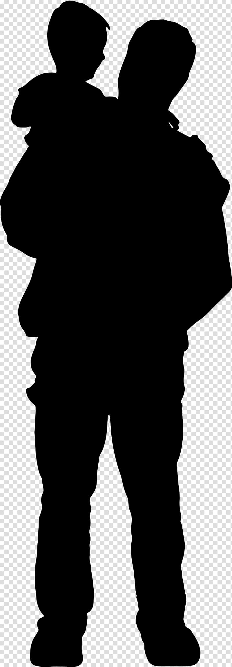 Father Son Child Silhouette, father transparent background PNG clipart
