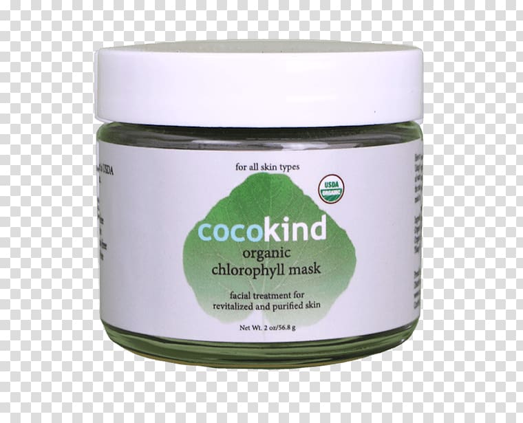 Cocokind Mask Chlorophyll Organic food Skin care, mask transparent background PNG clipart