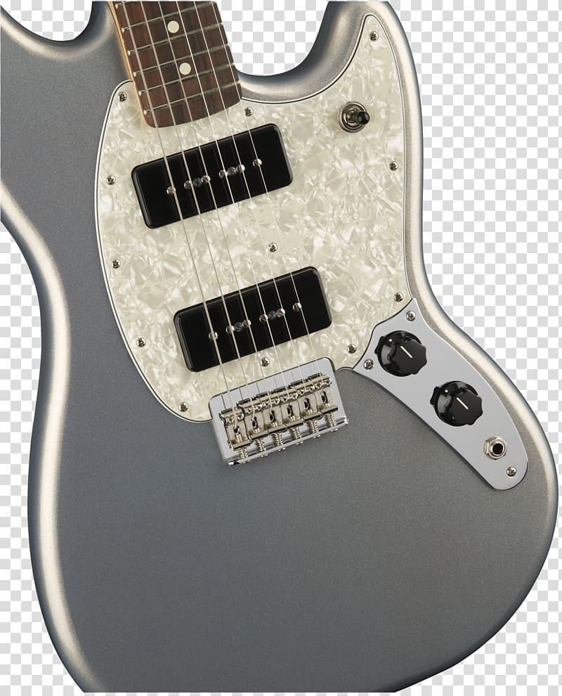 Acoustic-electric guitar Bass guitar Fender Mustang, electric guitar transparent background PNG clipart