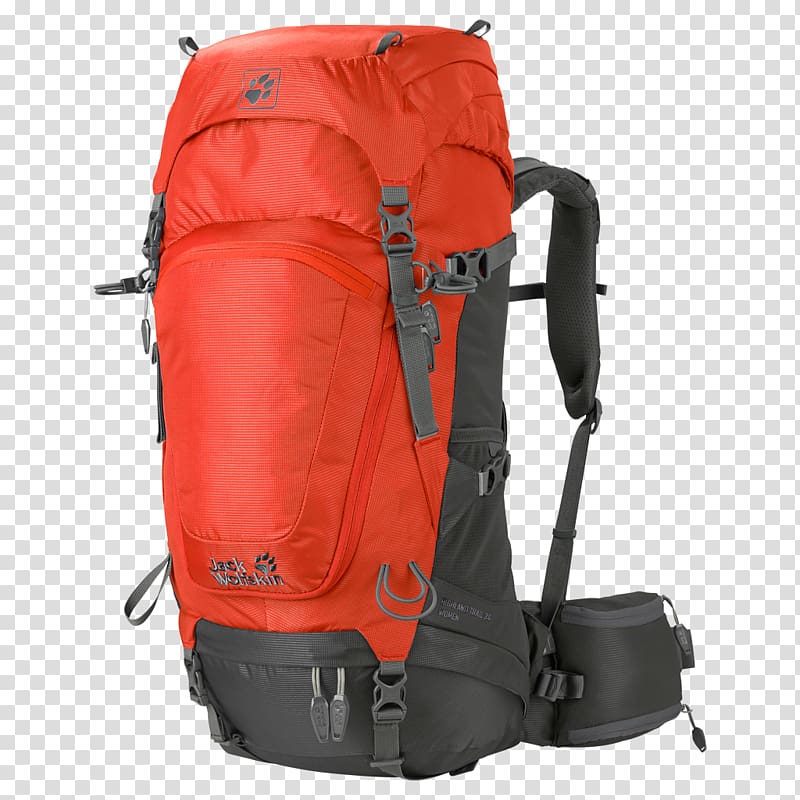Hiking Backpack Jack Wolfskin Trail West Highland Way, backpack transparent background PNG clipart