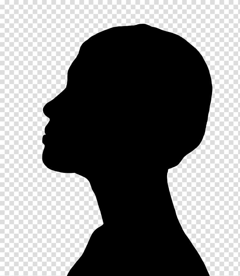 Silhouette User profile Woman, Silhouette transparent background PNG clipart