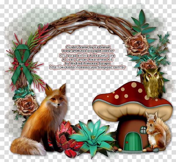 Christmas ornament Fauna Animal Santoro London, christmas transparent background PNG clipart
