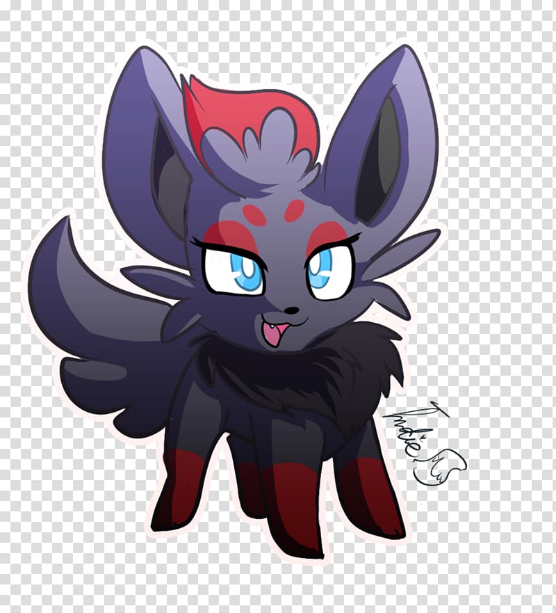 Zorua Pony Drawing Fan art Pokémon, foxtail transparent background PNG clipart