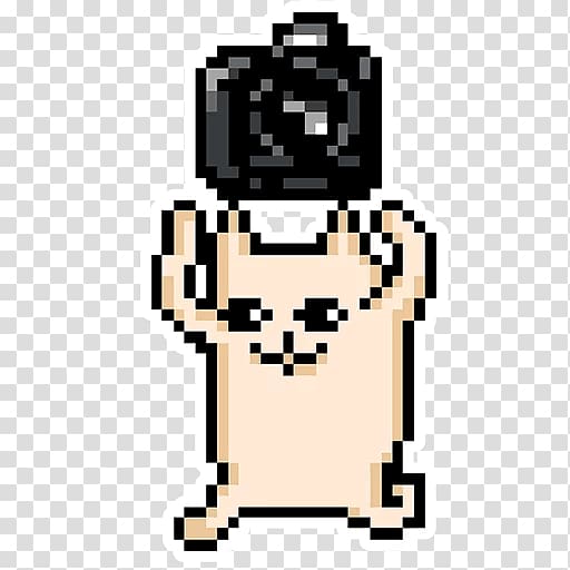Emoticon GIF Emoji Father , pixel art cat transparent background PNG clipart
