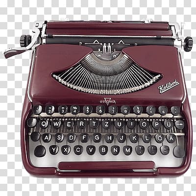 Typewriter The Writing Machine East Germany , others transparent background PNG clipart