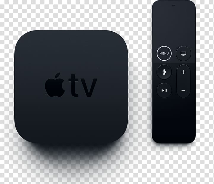Apple TV 4K iPhone X Television, Apple TV transparent background PNG clipart