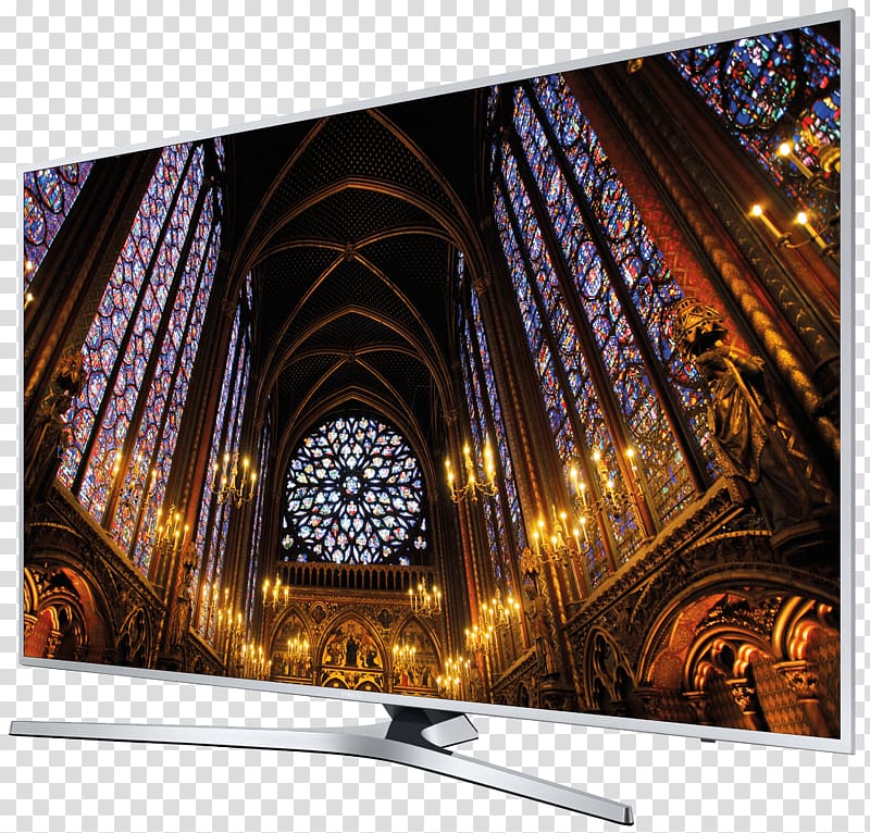 Hotel television systems Samsung 4K resolution LED-backlit LCD, a high-end transparent background PNG clipart