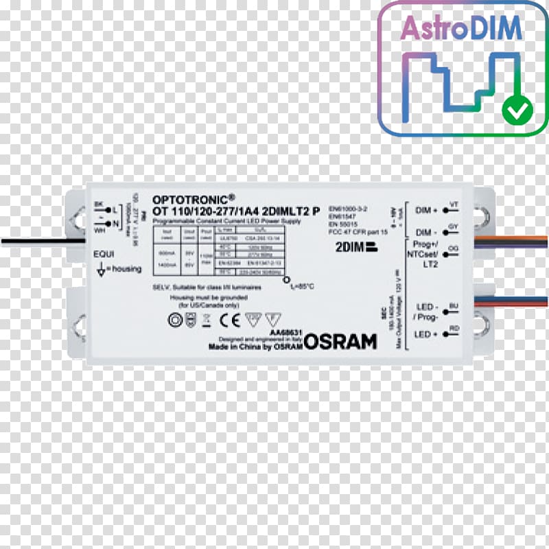 Power Converters Dimmer Light fixture Constant current Osram, ies light transparent background PNG clipart