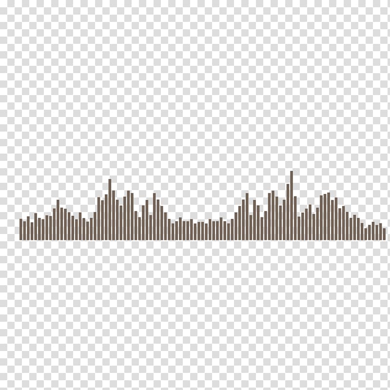 Sound Wave , Gray sonic material transparent background PNG clipart