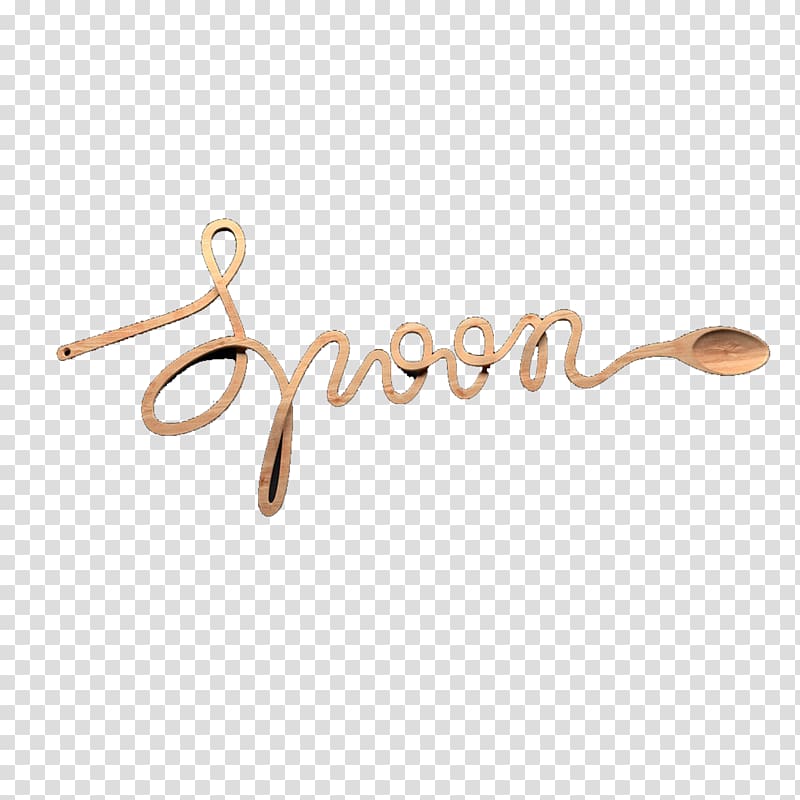 Material Body piercing jewellery Brand Font, Creative spoon transparent background PNG clipart