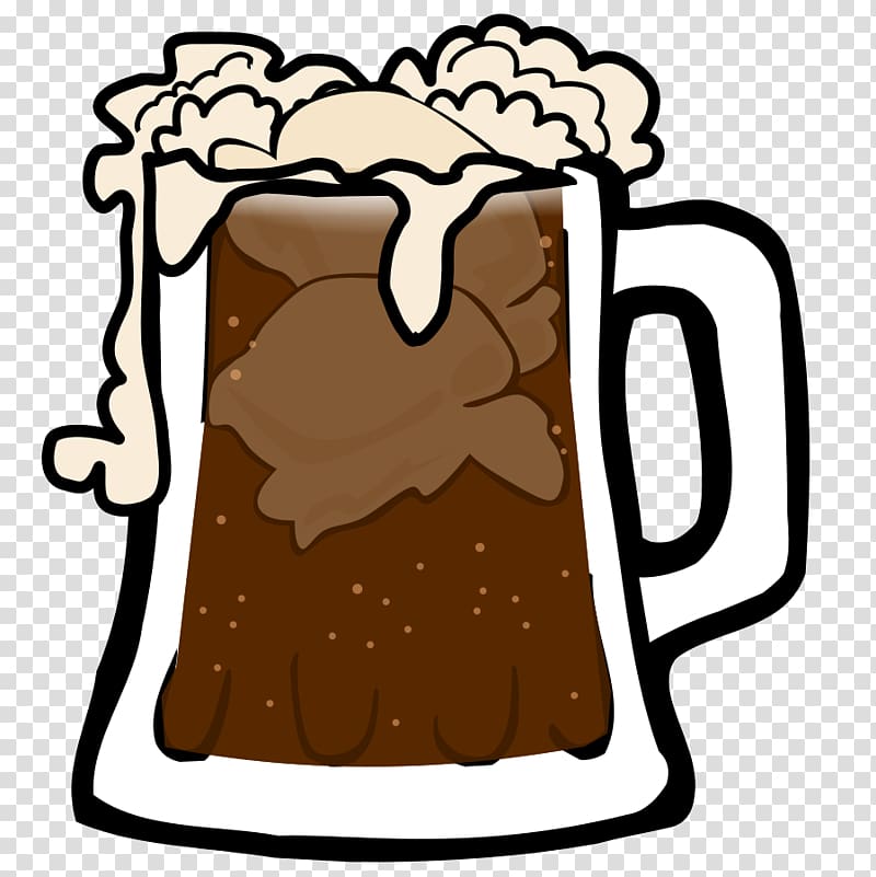 A&W Root Beer Beer glassware , Beer Bottle transparent background PNG clipart