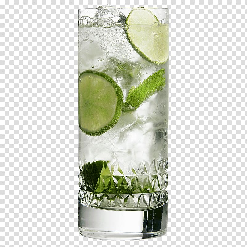 Rickey Gin and tonic Caipirinha Highball Mojito, Highball Glass transparent background PNG clipart
