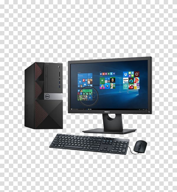 Dell Inspiron Desktop Computers Computer Monitors, Computer transparent background PNG clipart