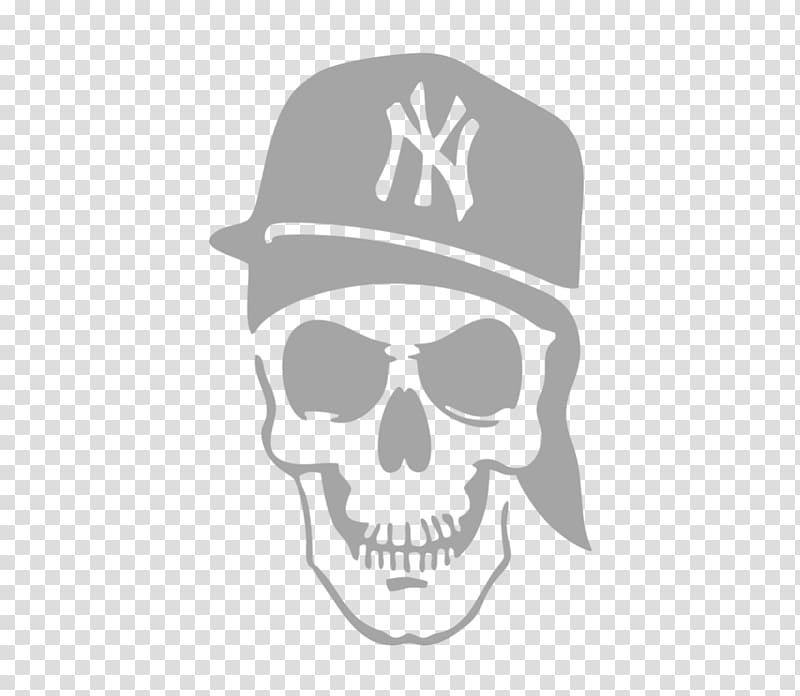 Stencil Graffiti Skull Decal, graffiti transparent background PNG clipart