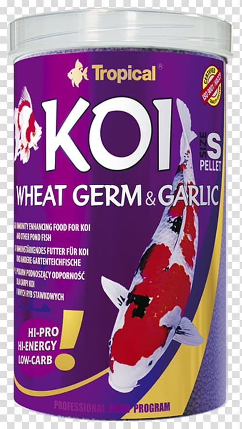Koi Food Pond Cereal germ Pelletizing, fish transparent background PNG clipart