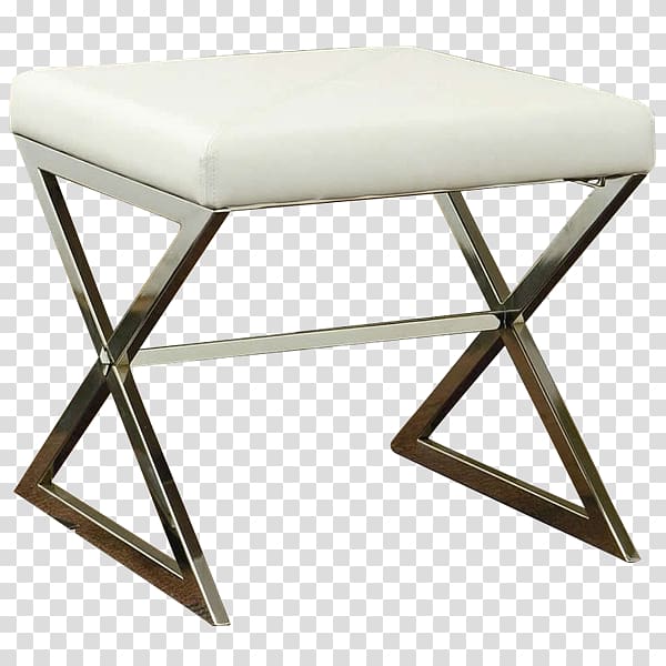 Parchment Faux Leather (D8568) Foot Rests Footstool Bench White Faux Leather (D8637), multi-functional desk transparent background PNG clipart