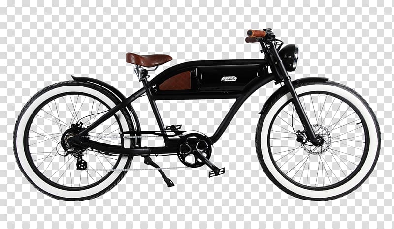 Electric bicycle Electric vehicle Motorcycle Electric motor, black classics transparent background PNG clipart