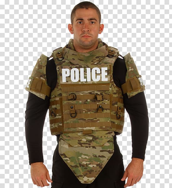 Military uniform Police Bullet Proof Vests, military transparent background PNG clipart