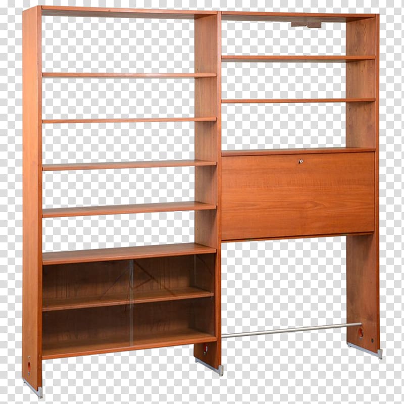 Shelf Bookcase Wall unit Mid-century modern Furniture, design transparent background PNG clipart