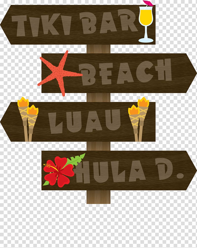 brown wooden signage , Hawaii Euclidean , Hawaii vacation signpost transparent background PNG clipart