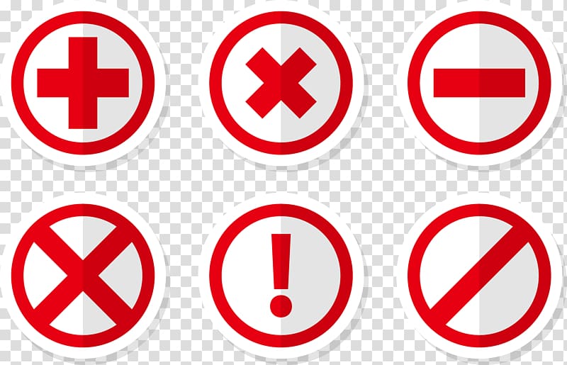 Symbol Multiplication sign Euclidean , Red cross symbol multiplication sign ban transparent background PNG clipart