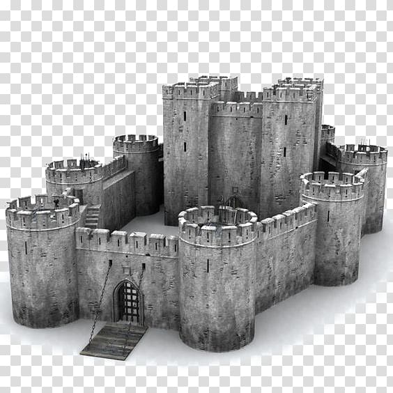 gray castle , Harlech Castle Borrekens Castle Middle Ages Chxe2teau, European-style castle transparent background PNG clipart