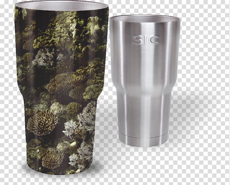 Highball glass Cup Imperial pint Tumbler, Camo pattern transparent background PNG clipart