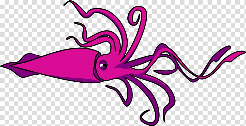 Giant squid Octopus , squid transparent background PNG clipart